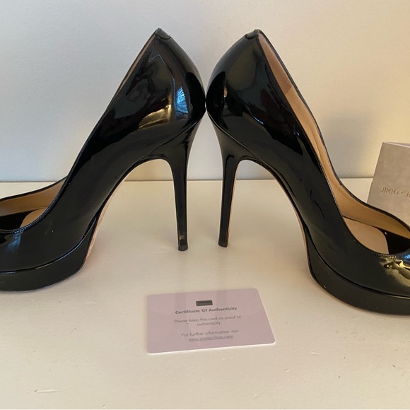 Jimmy Choo Open Toe Pumps - Picture 2 of 10
